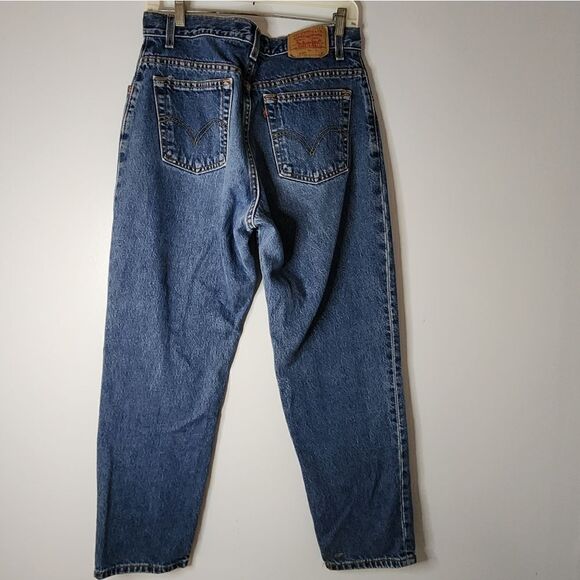 Levi's 550 classic relaxed fit tapered leg blue denim jeans - Picture 2 of 5